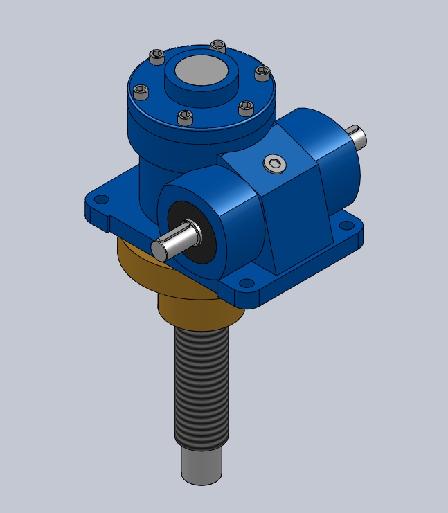 HK40T Ⅱ结构蜗轮丝杆升降机[HK40T-12-2-B-Ⅰ-300-X-C]